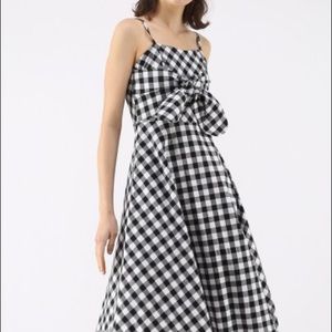 Gingham Tie Dress